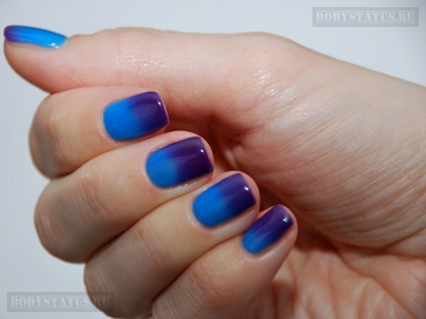 Термо гель лак: дизайн ногтей меняет цвет